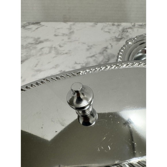 Vintage 1960’s Danny Wilson Original  Chrome Plated Butter Dish - Picture 9 of 12